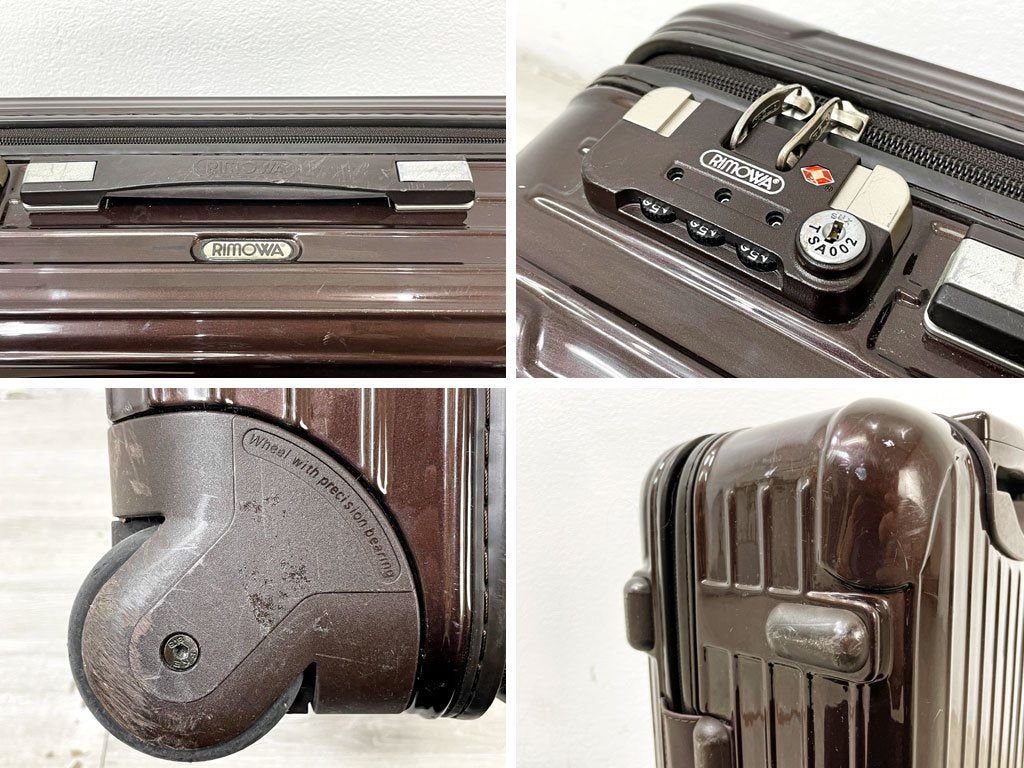 リモワ RIMOWA サルサエアー SALSA AIR スーツケース キャリーバック 2輪 32L チャコール 機内持ち込み可能サイズ TSAロック  ●