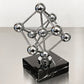 ベルギー ブリュッセル万博 アトミウム Atomium 模型 ミニチュア オブジェ ステンレススチール×大理石ベース 1958年 ビンテージ ◇