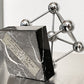 ベルギー ブリュッセル万博 アトミウム Atomium 模型 ミニチュア オブジェ ステンレススチール×大理石ベース 1958年 ビンテージ ◇