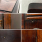 UKビンテージ Vintage オーク材 サイドボード リビングボード W136.5cm ミラーバック 食器棚 ロイズアンティークス Lloyd's Antiques 購入 英国家具 鍵欠品 ●