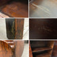 UKビンテージ Vintage オーク材 サイドボード リビングボード W136.5cm ミラーバック 食器棚 ロイズアンティークス Lloyd's Antiques 購入 英国家具 鍵欠品 ●
