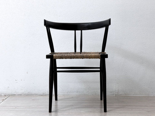 ジョージ・ナカシマ George Nakashima グラスシートチェア GRASS SEATED CHAIR ローズウッド材インド NID 60`s ビンテージ 極希少品 ●