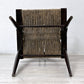 ジョージ・ナカシマ George Nakashima グラスシートチェア GRASS SEATED CHAIR ローズウッド材インド NID 60`s ビンテージ 極希少品 ●