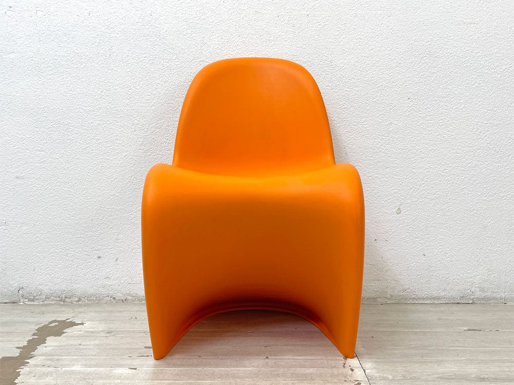 ヴィトラ vitra パントンチェア ジュニア Panton Chair Junior オレンジ ヴェルナー・パントン Verner Panton スタッキング キッズ チェア ミニ 廃番色 ●