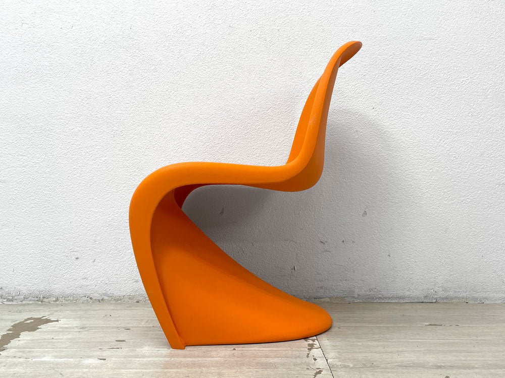 ヴィトラ vitra パントンチェア ジュニア Panton Chair Junior オレンジ ヴェルナー・パントン Verner Panton スタッキング キッズ チェア ミニ 廃番色 ●