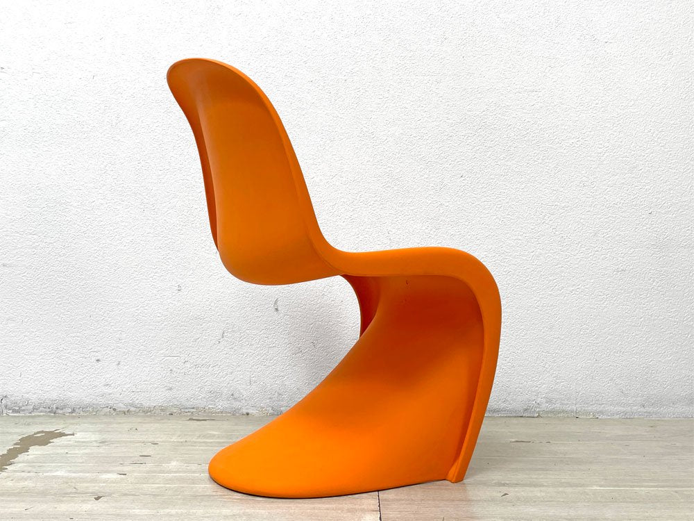 ヴィトラ vitra パントンチェア ジュニア Panton Chair Junior オレンジ ヴェルナー・パントン Verner Panton スタッキング キッズ チェア ミニ 廃番色 ●