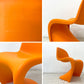 ヴィトラ vitra パントンチェア ジュニア Panton Chair Junior オレンジ ヴェルナー・パントン Verner Panton スタッキング キッズ チェア ミニ 廃番色 ●