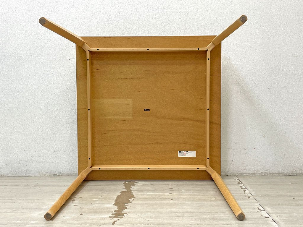天童木工 Tendo ダイニングテーブル T-0281NA-NT ナラ材 × ホワイトビーチ材 W80 水之江忠臣 ●
