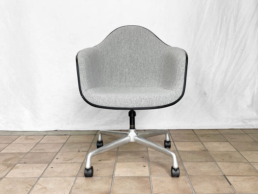 ハーマンミラー Herman Miller アームシェルチェア セカンド 2nd アプホルスター ファブリック ユニバーサルベース キャスター 昇降 C&R 希少 ◇