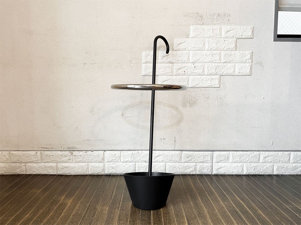 イデー IDEE アンブレラスタンド umbrella stand F.1.86 傘立て ステンレス H87cm 倉俣史朗 ポストモダン 定価￥139,000- ◎