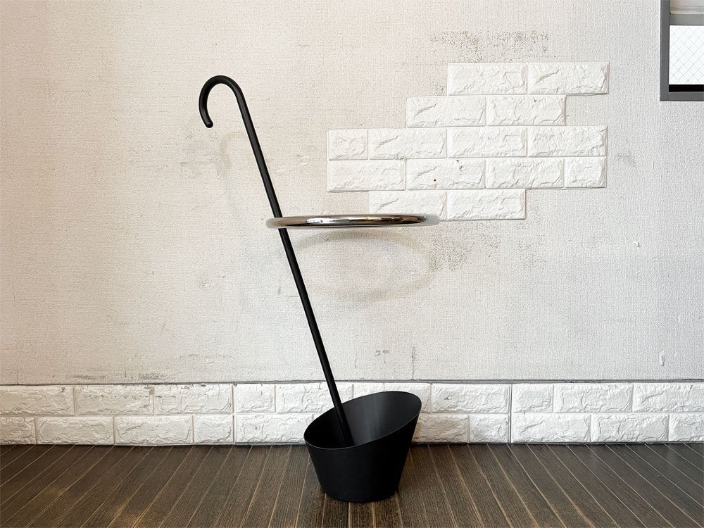 イデー IDEE アンブレラスタンド umbrella stand F.1.86 傘立て ステンレス H87cm 倉俣史朗 ポストモダン 定価￥139,000- ◎