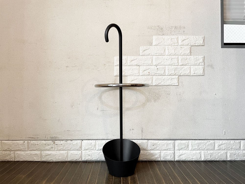 イデー IDEE アンブレラスタンド umbrella stand F.1.86 傘立て ステンレス H87cm 倉俣史朗 ポストモダン 定価￥139,000- ◎