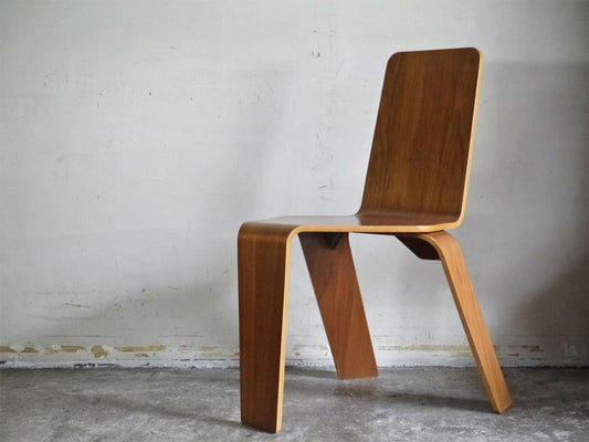 イデー IDEE スタッキングチェア Stacking Chair ウォールナット プライウッド 藤城成貴 デザイン Ｂ■