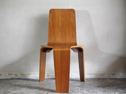 イデー IDEE スタッキングチェア Stacking Chair ウォールナット プライウッド 藤城成貴 デザイン Ｂ■