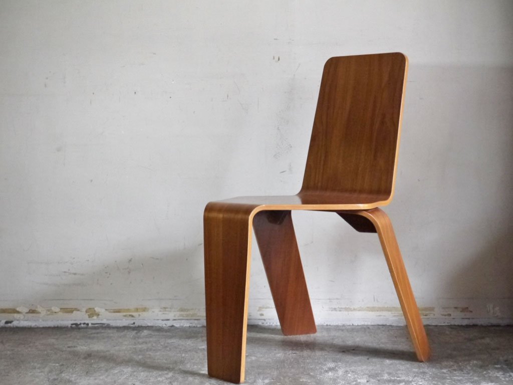 イデー IDEE スタッキングチェア Stacking Chair ウォールナット プライウッド 藤城成貴 デザイン A ■