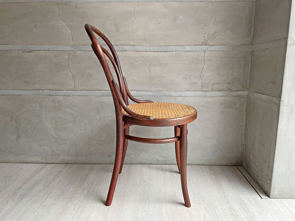 トーネット THONET ベントウッドチェア No.14 オーストリア製 ビーチ材 ラタンシート ビンテージ アンティーク ♪