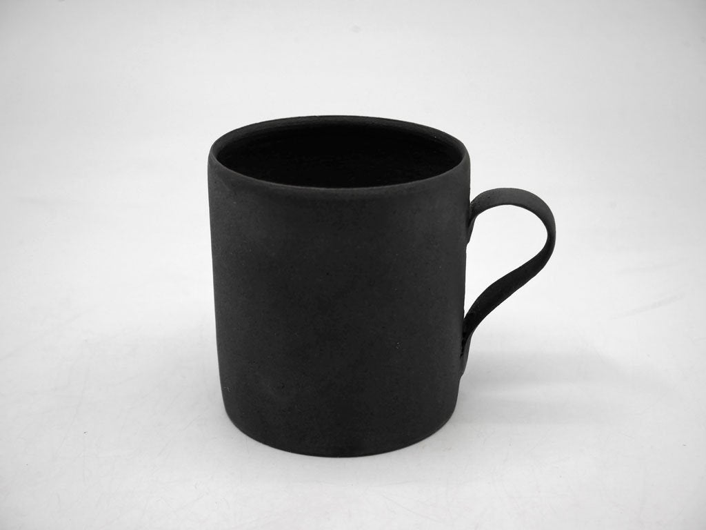 遠藤岳 Takashi Endo マグカップ Mug New Black Φ6.5cm 陶器 現代作家 ●