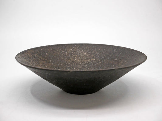 遠藤岳 Takashi Endo ボウル Bowl Black Φ17cm 陶器 現代作家 ●