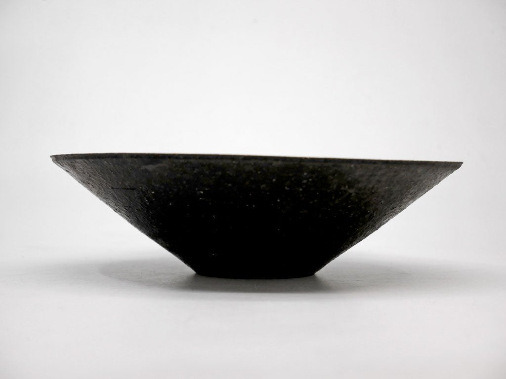 遠藤岳 Takashi Endo ボウル Bowl Black Φ17cm 陶器 現代作家 ●