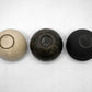 遠藤岳 Takashi Endo ラウンド カップ ボウル Round cup Φ7.5cm White & Black & New Black 3点セット 陶器 現代作家 ●