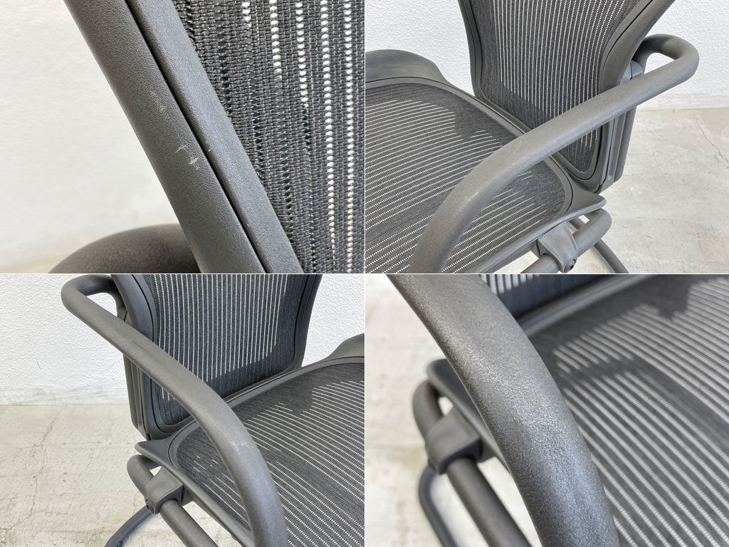 ハーマンミラー Herman Miller アーロン サイドチェア Aeron Side Chair クラシックカーボン カンチレバー 廃盤 \100,440- B 〓