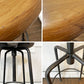 クラッシュゲート CRASHGATE ノットアンティークス Knot Antiques コンベックス CONVEXⅢ STOOL ハイスツール Lサイズ オーク材 昇降式 定価￥21,450- ◎