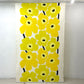 マリメッコ marimekko ウニッコ UNIKKO イエロー ファブリック タペストリー 150×240cm コットン マイヤ・イソラ Maija Isola フィンランド ビンテージ ●