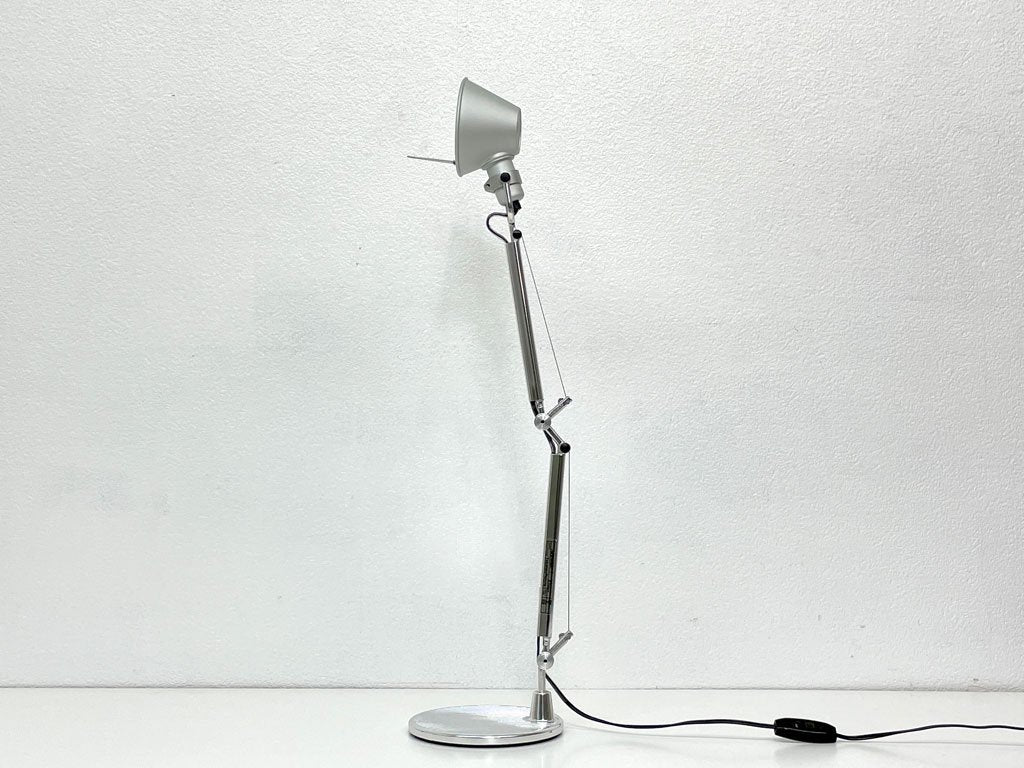 アルテミデ Artemide トロメオ マイクロ テーブル TOLOMEO MICRO TABLE テーブルライト シルバー ミケーレ・デ・ルッキ Michele De Lucchi ヤマギワ取扱 ●