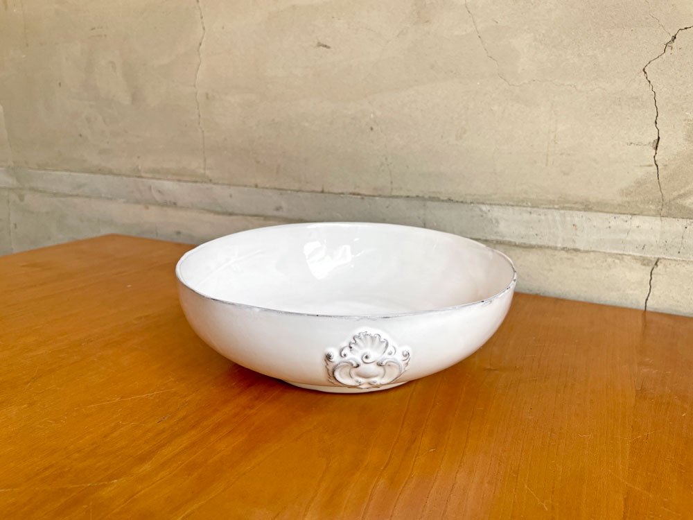 キャロン CARRON チャールズ サービングボウル Charles serving bowl 陶器 フランス シャビーシック Φ19cm ♪