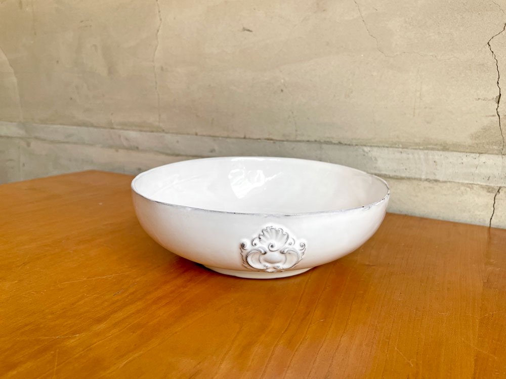 キャロン CARRON チャールズ サービングボウル Charles serving bowl 陶器 フランス シャビーシック Φ19cm ♪