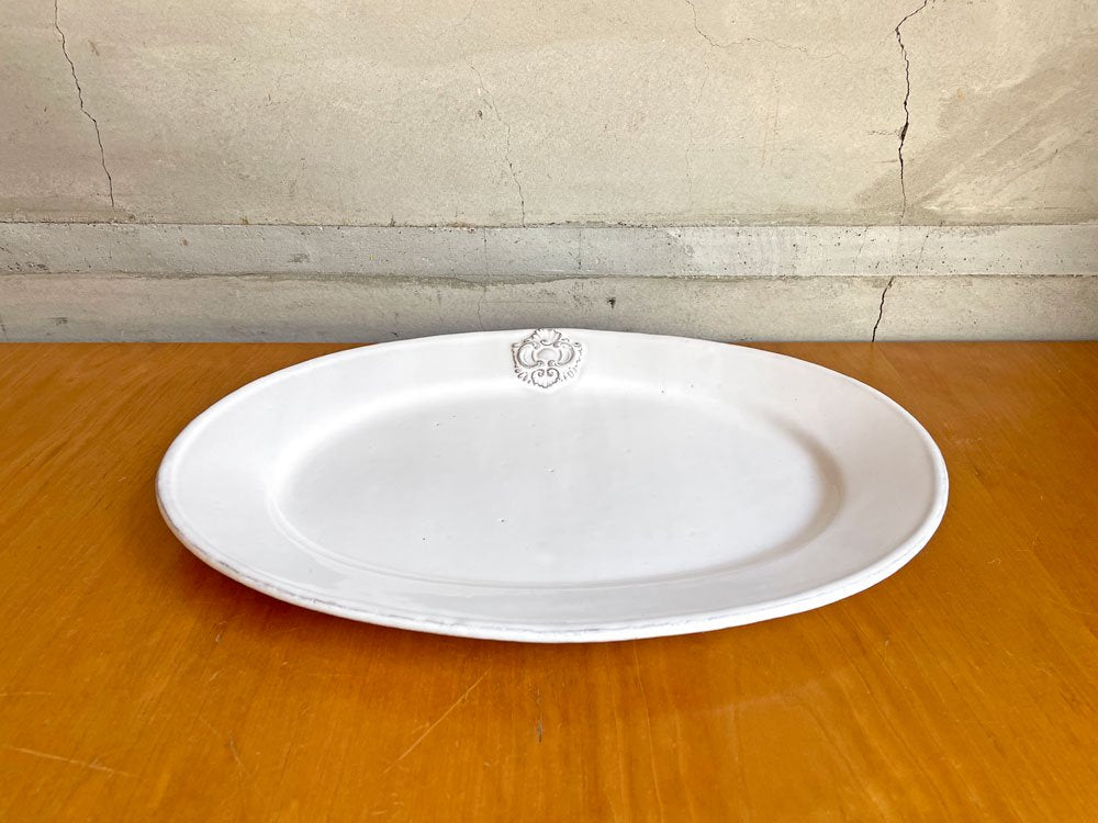 キャロン CARRON チャールズ オーバルプラッター Charles oval platter オーバル プレート 陶器 フランス シャビーシック ♪