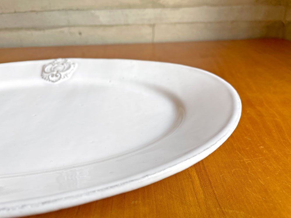 キャロン CARRON チャールズ オーバルプラッター Charles oval platter オーバル プレート 陶器 フランス シャビーシック ♪