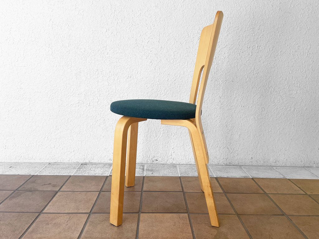 アルテック artek チェア66 Chair66 L-Leg 名作 バーチ材 ナチュラルラッカー ファブリック NC生地 Ribaco 北欧家具 ◇