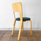 アルテック artek チェア66 Chair66 L-Leg 名作 バーチ材 ナチュラルラッカー ファブリック NC生地 Ribaco 北欧家具 ◇