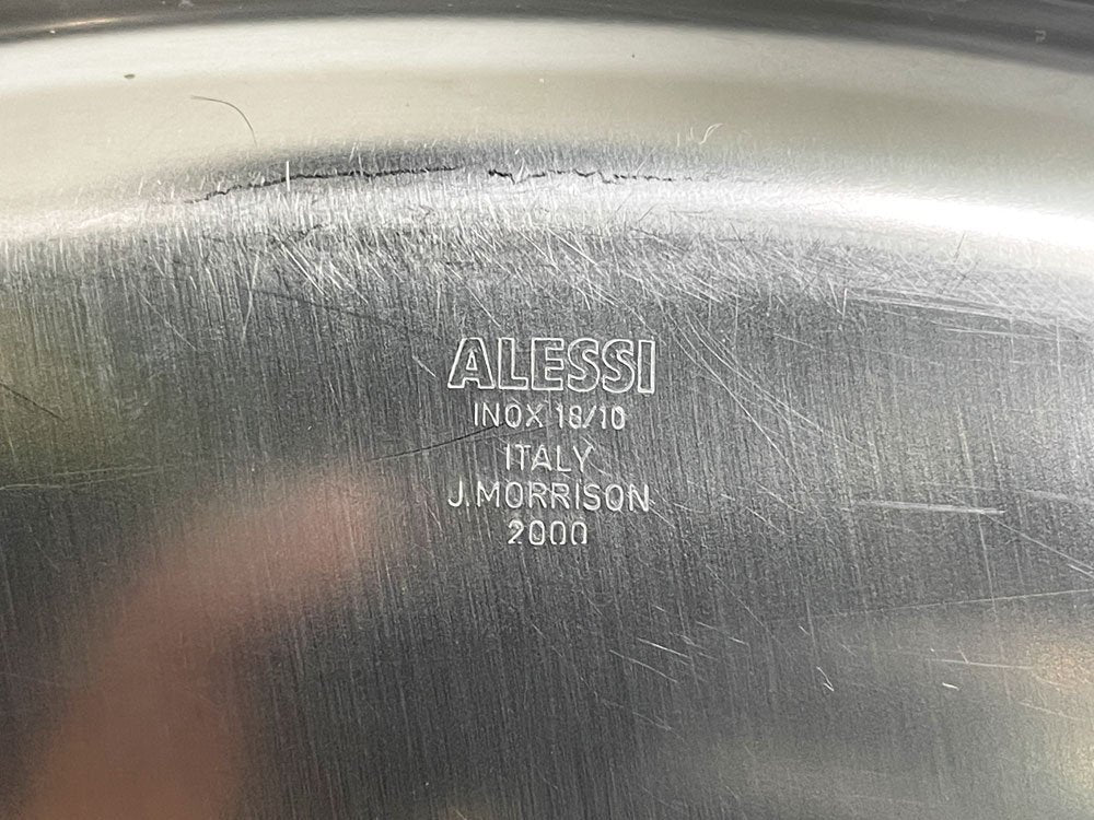 アレッシィ ALESSI JM13 サービングトレイ W42cｍ ステンレス ジャスパー・モリソン Jasper Morrison イタリア 参考定価1.4万円 ●