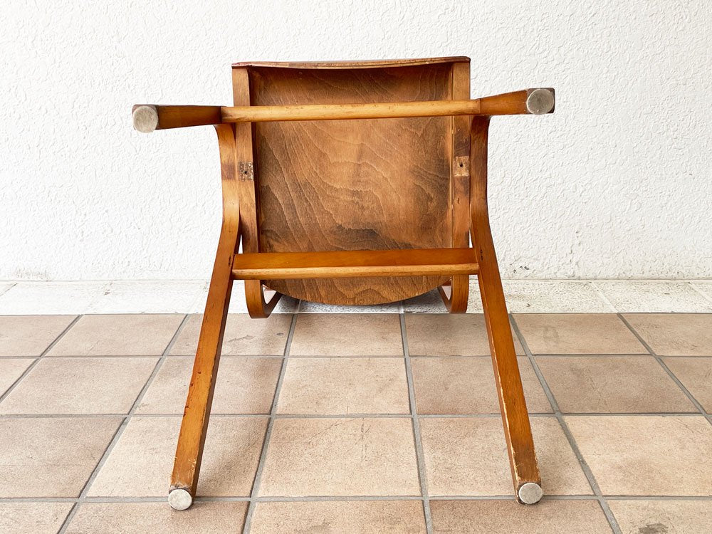 UKビンテージ vintage school chair スクールチェア デスクチェア ダイニングチェア ビーチ材 プライウッド スタッキング ロイズアンティークス購入品 C ◇