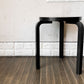 アルテック artek スツール60 Stool60 3本脚 バーチ材 ブラックラッカー アルヴァ・アアルト フィンランド 北欧家具 定価￥47,300-  ◎