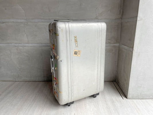 ゼロハリバートン ZERO HALLIBURTON スーツケース シルバー アルミ 4輪 ダイヤルロック式 ビンテージ 現状品 ♪