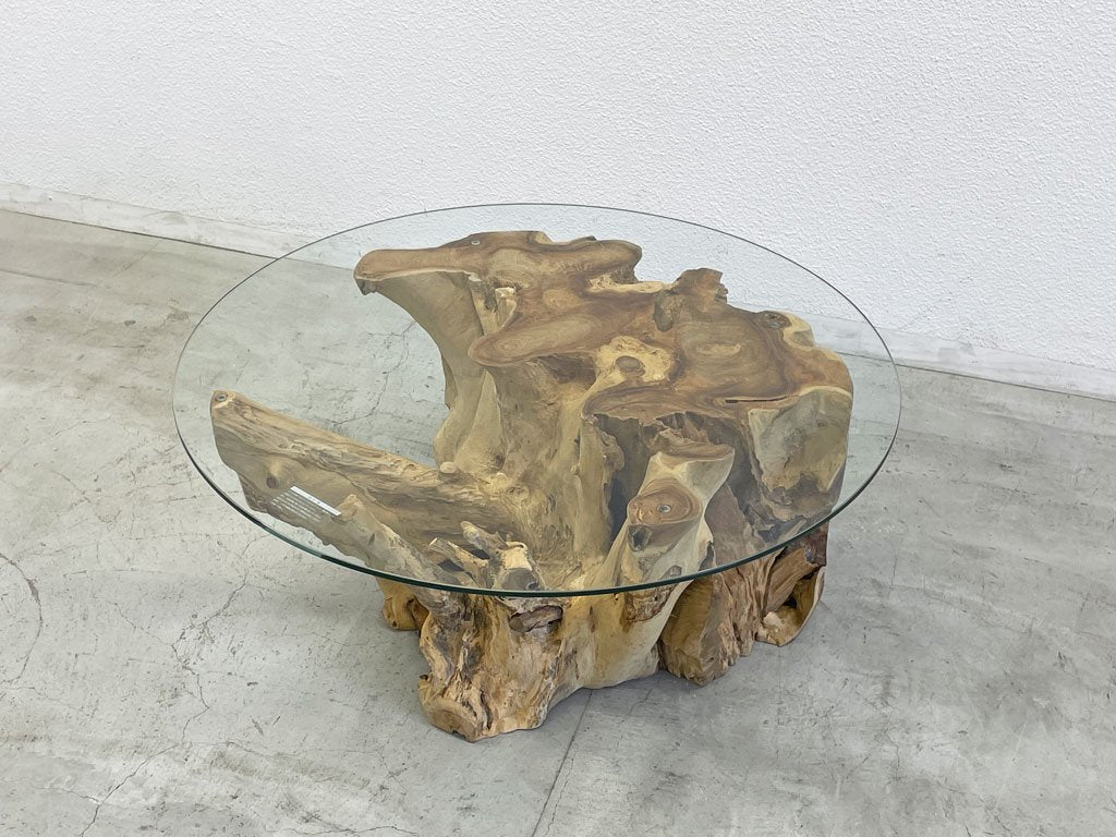 ダリールズ dareels トアー コーヒーテーブル TOOR COFFEE TABLE 90ｃｍ センターテーブル アジアンチーク デビッド・ジョフラ 古材 定価118,000円 〓