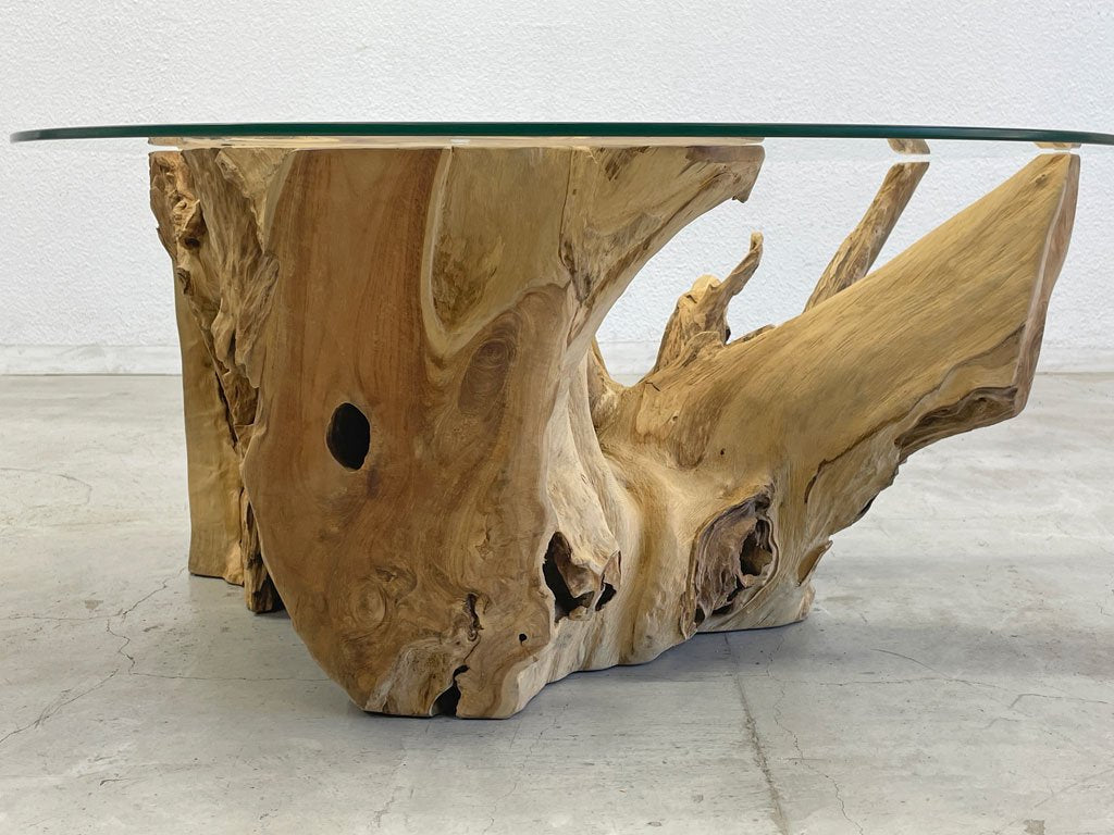 ダリールズ dareels トアー コーヒーテーブル TOOR COFFEE TABLE 90ｃｍ センターテーブル アジアンチーク デビッド・ジョフラ 古材 定価118,000円 〓