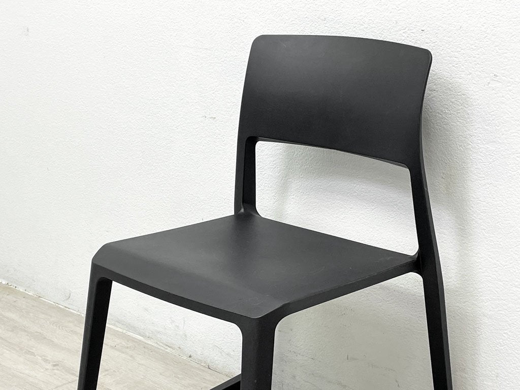 ヴィトラ Vitra ティプトン Tip Ton ワークチェア ダイニングチェア デスクチェア ベーシックダーク スタッキング チルト機能 定価￥42,900- ●