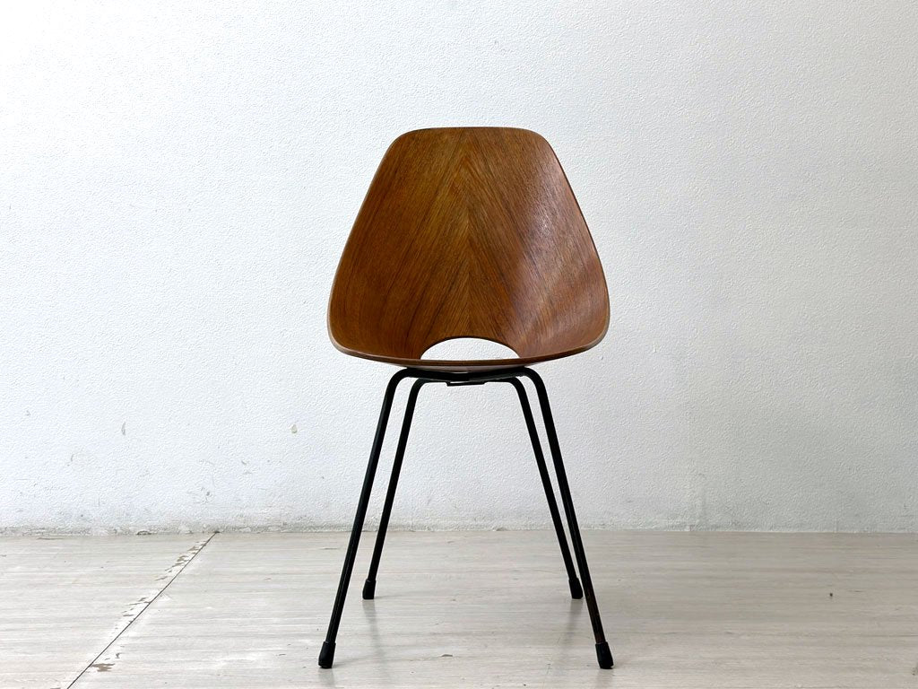 Fratelli Tagliabue メディアチェア MEDEA Chair ヴィットリオ・ノビリ Vittorio Nobili チーク材 イタリア ビンテージ ●