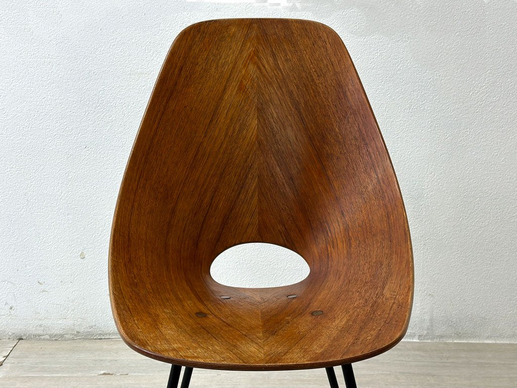 Fratelli Tagliabue メディアチェア MEDEA Chair ヴィットリオ・ノビリ Vittorio Nobili チーク材 イタリア ビンテージ ●