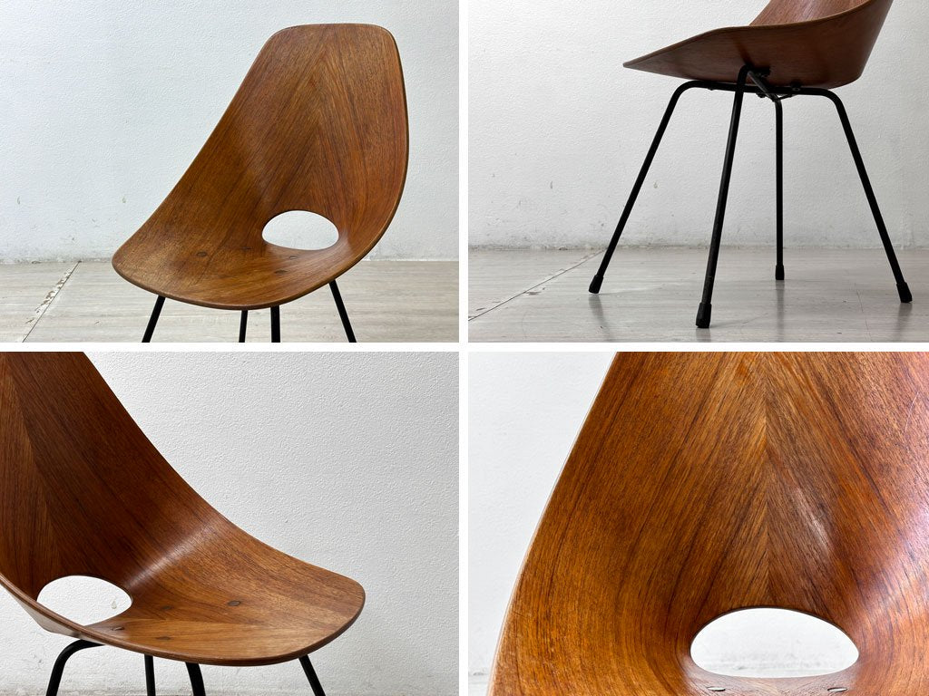 Fratelli Tagliabue メディアチェア MEDEA Chair ヴィットリオ・ノビリ Vittorio Nobili チーク材 イタリア ビンテージ ●