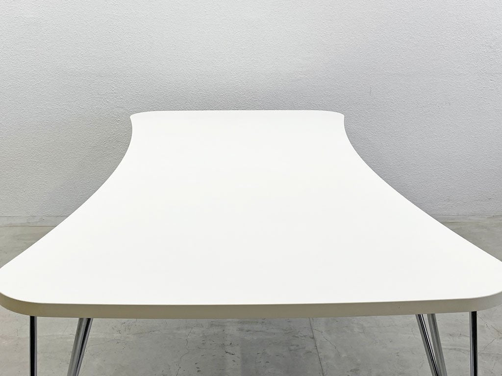 カルテル Kartell マックステーブル MAX TABLE ホワイト ミーティングテーブル キャスター付 フェルーチョ・ラヴィアーニ Ferruccio Laviani イタリア 廃盤サイズ 〓