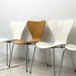 フリッツハンセン Fritz Hansen セブンチェア Seven Chair アルネ・ヤコブセン Arne Jacobsen ホワイトラッカー スタッキングチェア 北欧家具 A ●