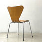 フリッツハンセン Fritz Hansen セブンチェア Seven Chair アルネ・ヤコブセン Arne Jacobsen スタッキングチェア ナチュラル ビーチ材 メタルカップ ビンテージ ●