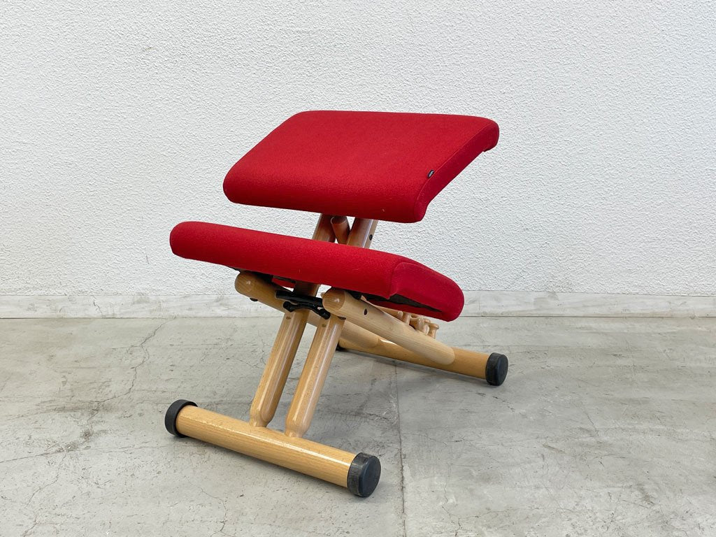 ヴァリエール VARIER ストッケ STOKKE マルチバランス MULTI レッド バランスチェア 北欧 学習椅子 ノルウェー〓