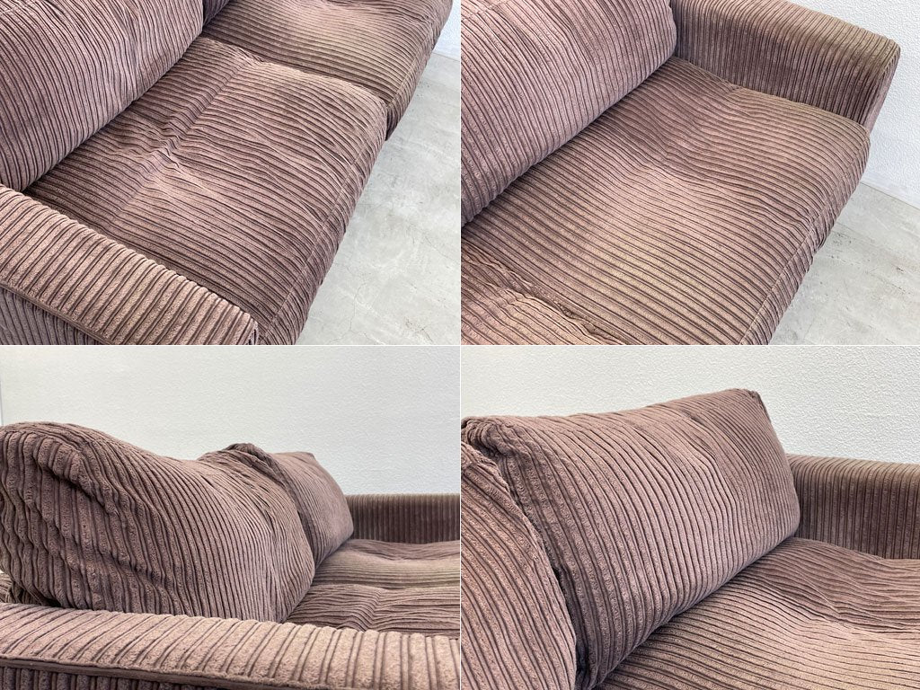 アクメファニチャー ACME Furniture ジェティ フェザー ソファ JETTY feather SOFA 2.5シーター 廃盤ブラウン 〓