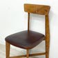 ジャーナルスタンダード journal standard Furniture シノン ダイニングチェア CHINON CHAIR VL ラバーウッド 本革 廃番仕様 ブラウン ●